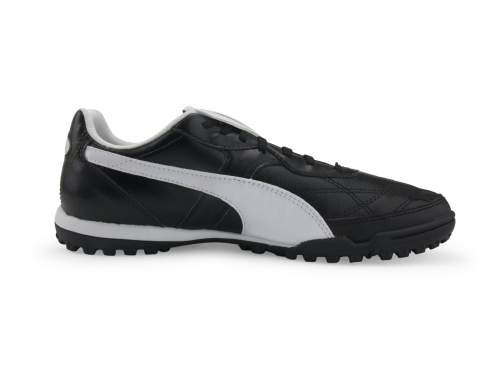 PUMA Men's Esito Classico Turf Soccer Shoes  Black/White/Bronze