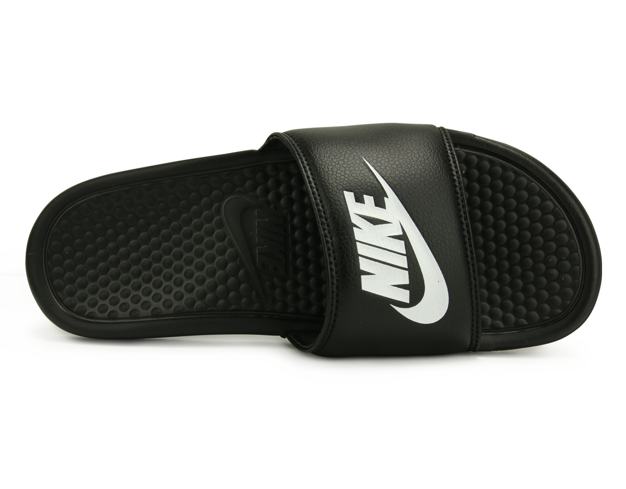 Nike Men's Benassi JDI Sandal Black/White - Image 4