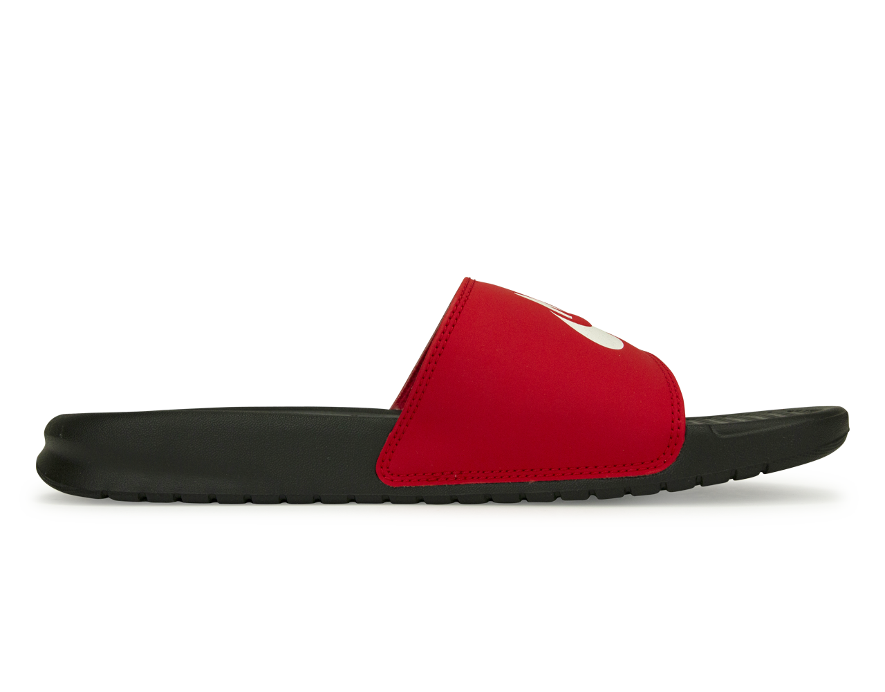 Nike Men's Benassi JDI Sandal Black/Red - Image 2