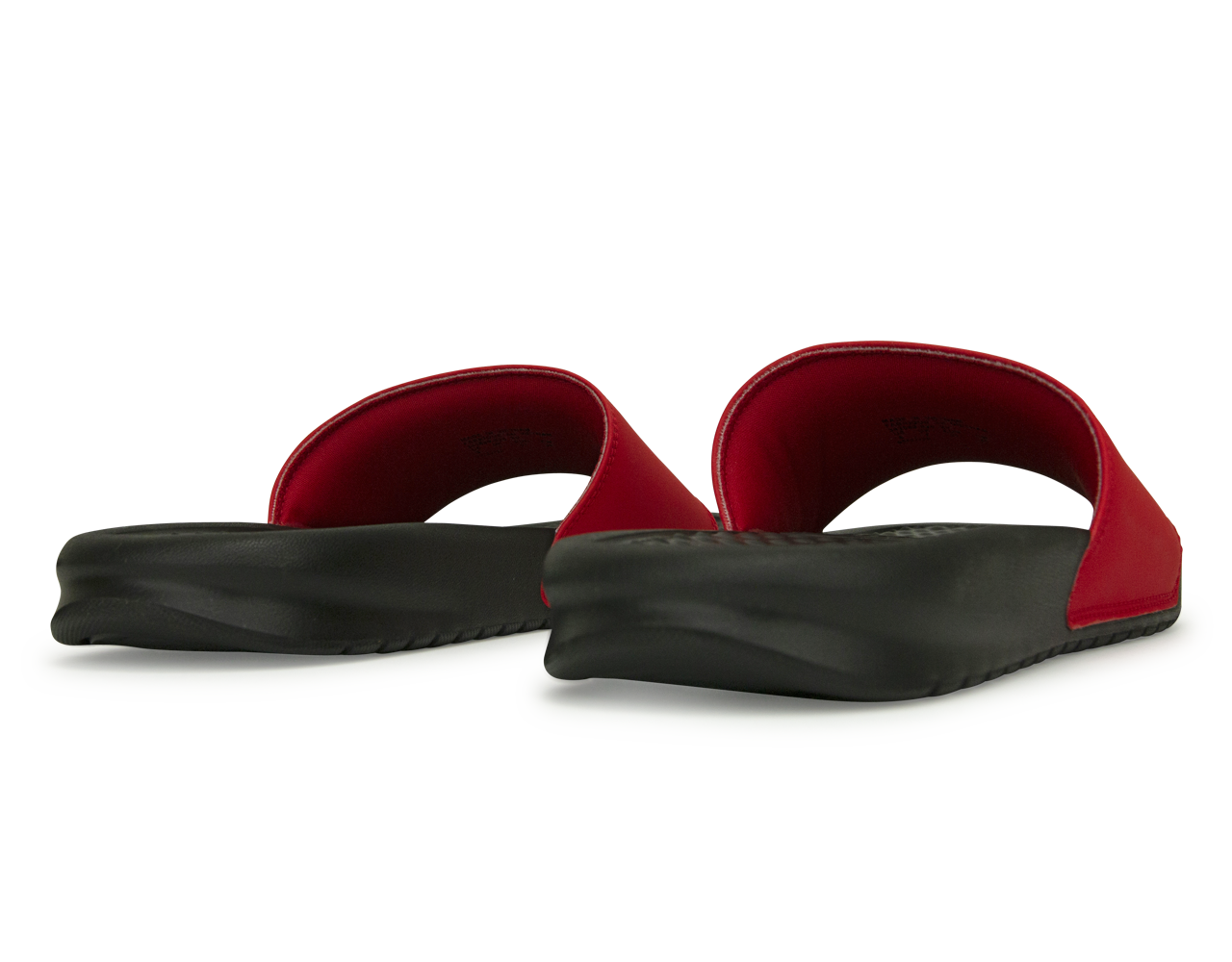 Nike Men's Benassi JDI Sandal Black/Red - Image 4