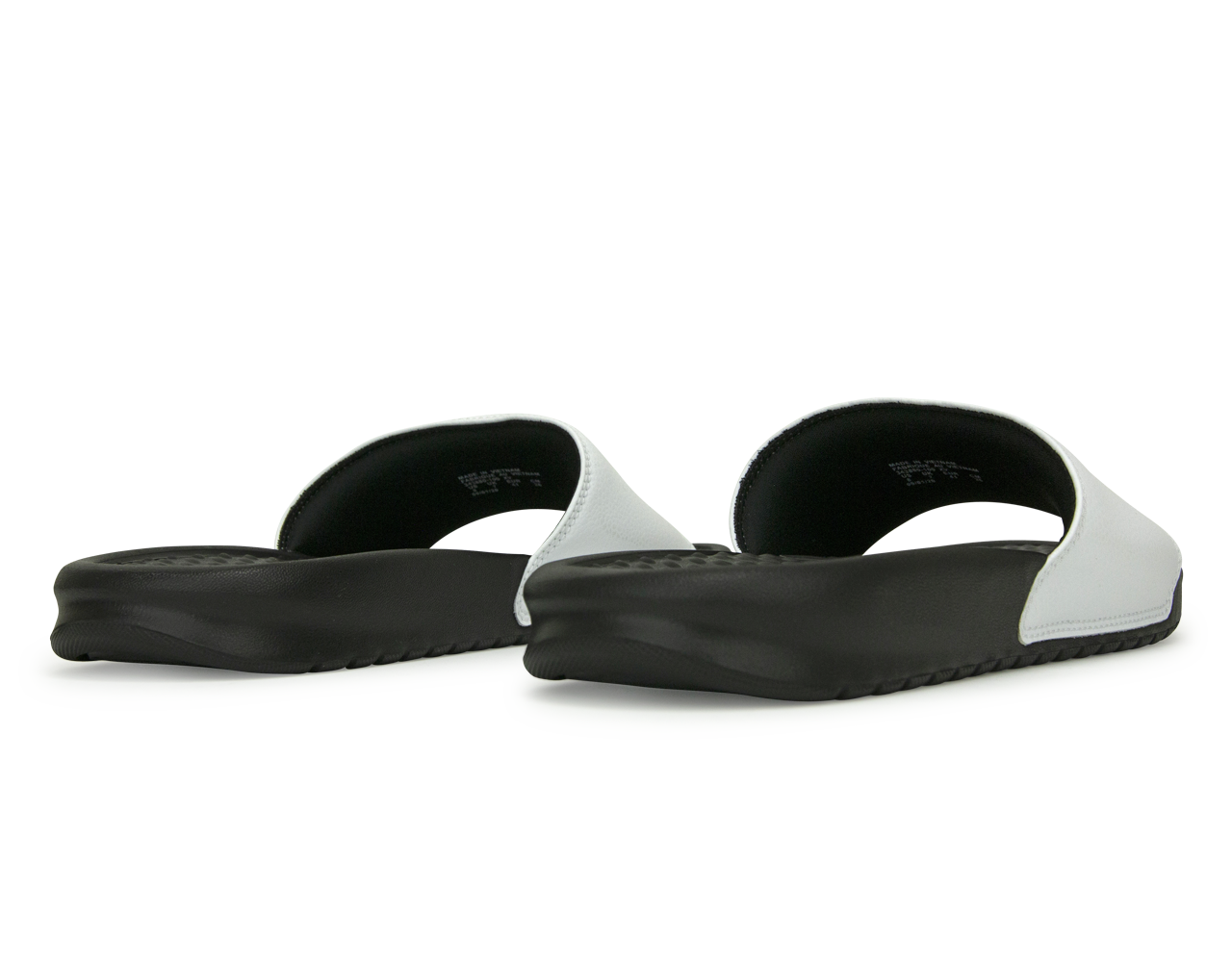 Nike Men's Benassi JDI Sandal White/Black - Image 5