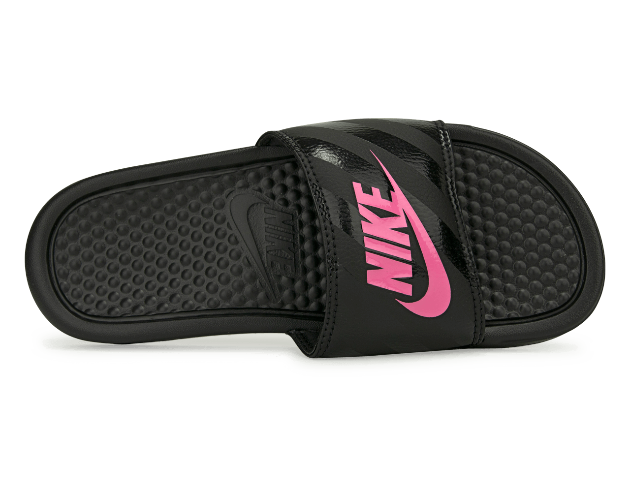 Nike Women's Benassi JDI Sandal Black/Pink - Image 3