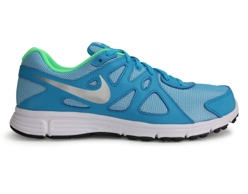 Nike Kids Revolution 2 GS Blue Lagoon/ Metallic Silver