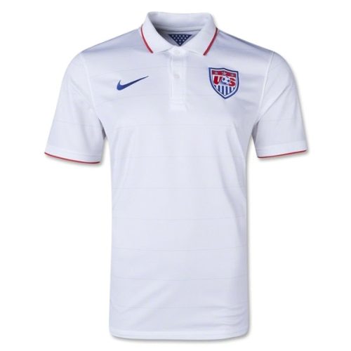 Nike Men's USA 14/15 Home Stadium Jersey Football White/Game Royal