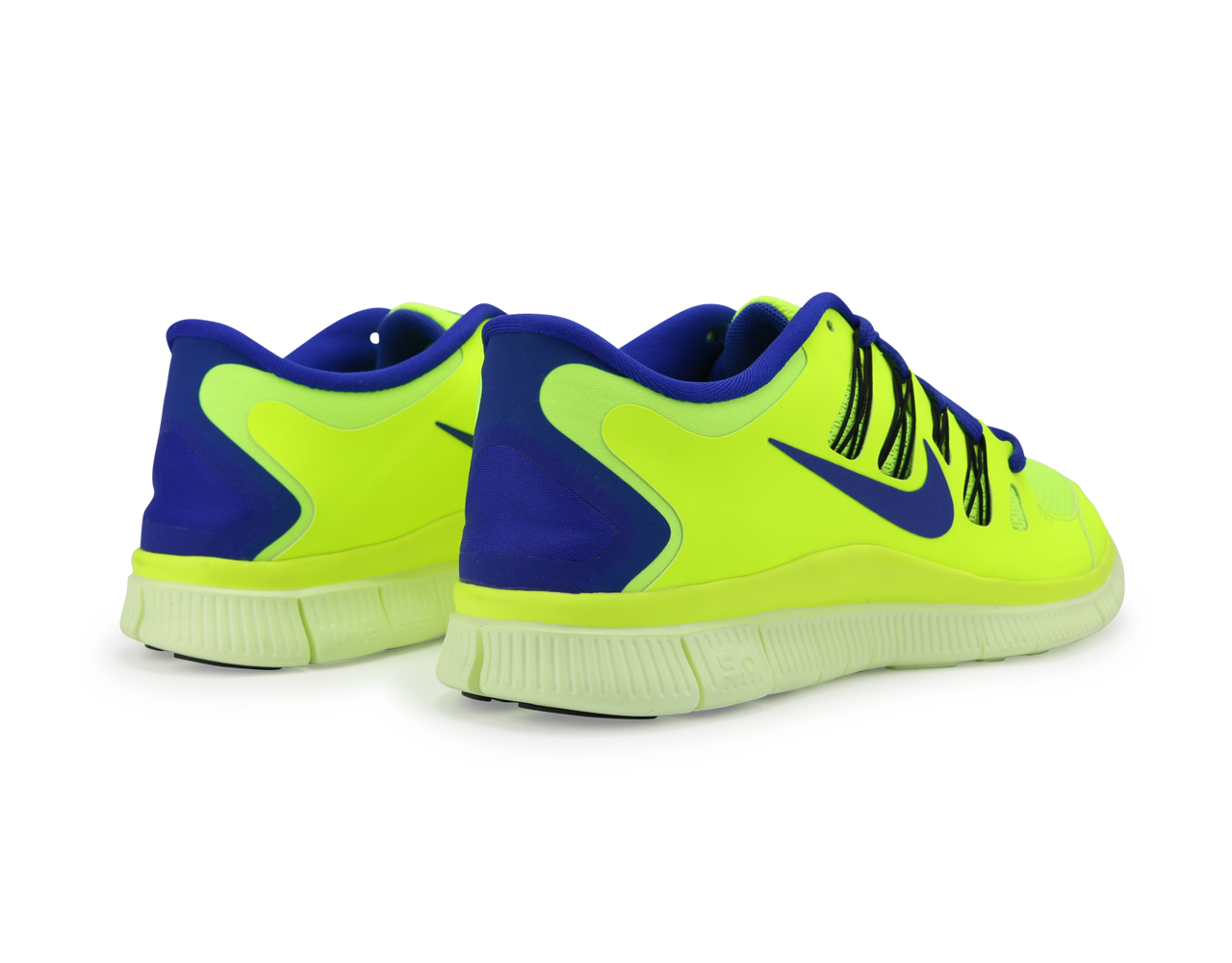 Nike Men's Free 5.0+ Running Shoes Volt/Black/Barely Volt - Image 2