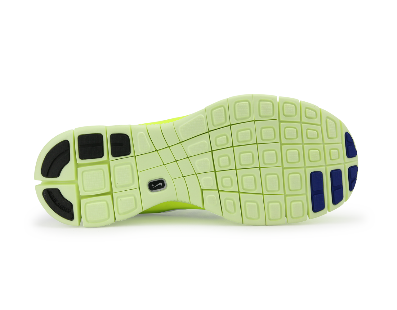 Nike Men's Free 5.0+ Running Shoes Volt/Black/Barely Volt - Image 3