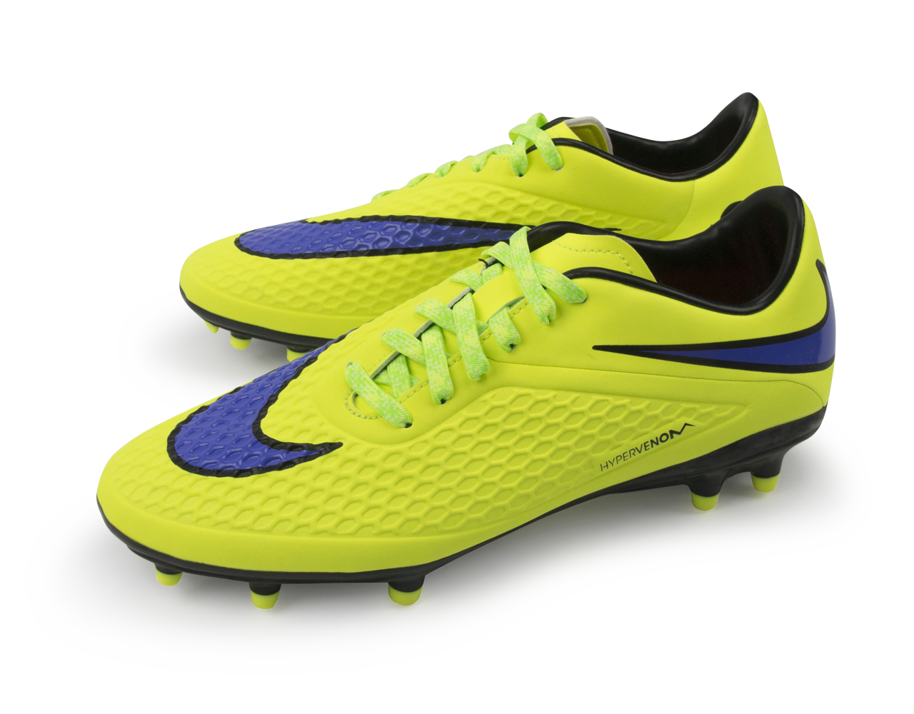 Nike Men's Hypervenom Phelon FG Volt/Hot Lava/Persian Violet - Image 5