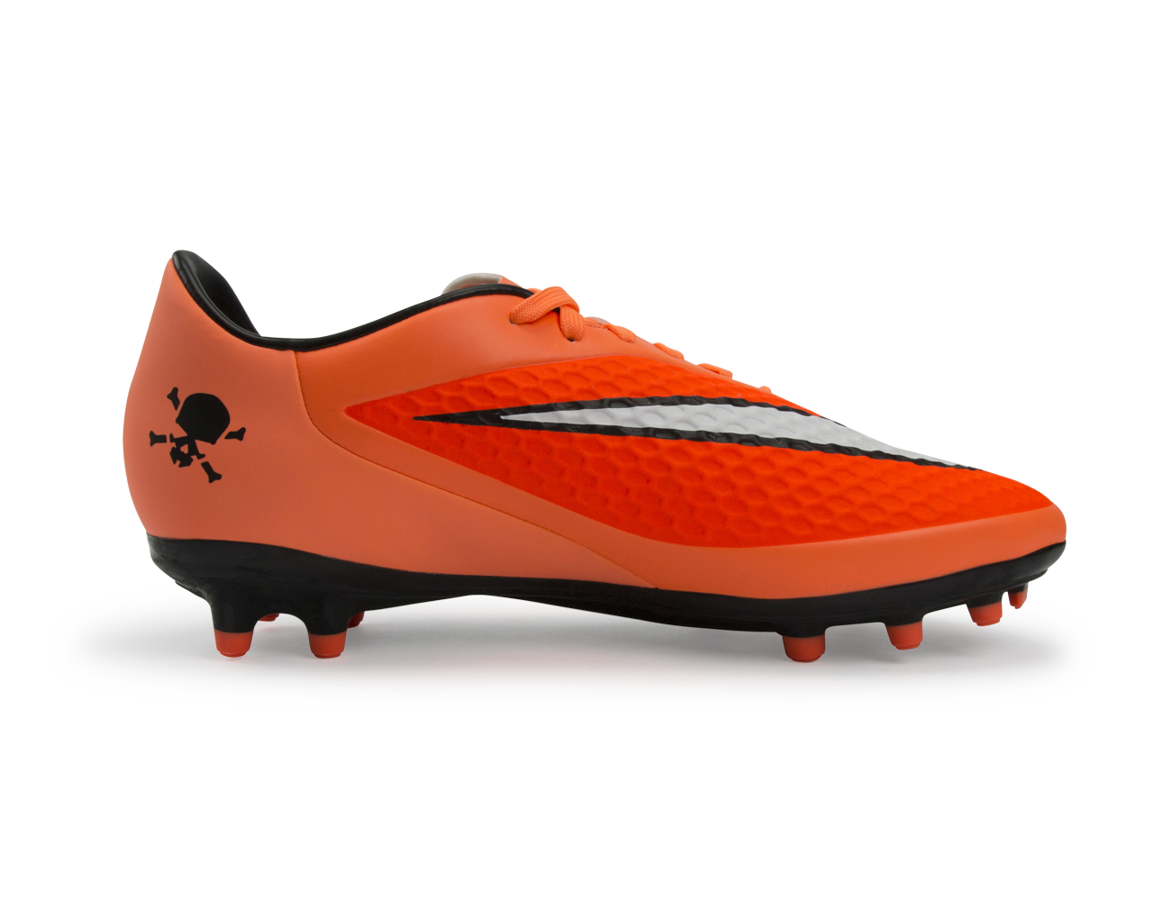 Nike Men's Hypervenom Phelon FG Hyper Crimson/White/Atomic Orange - Image 2
