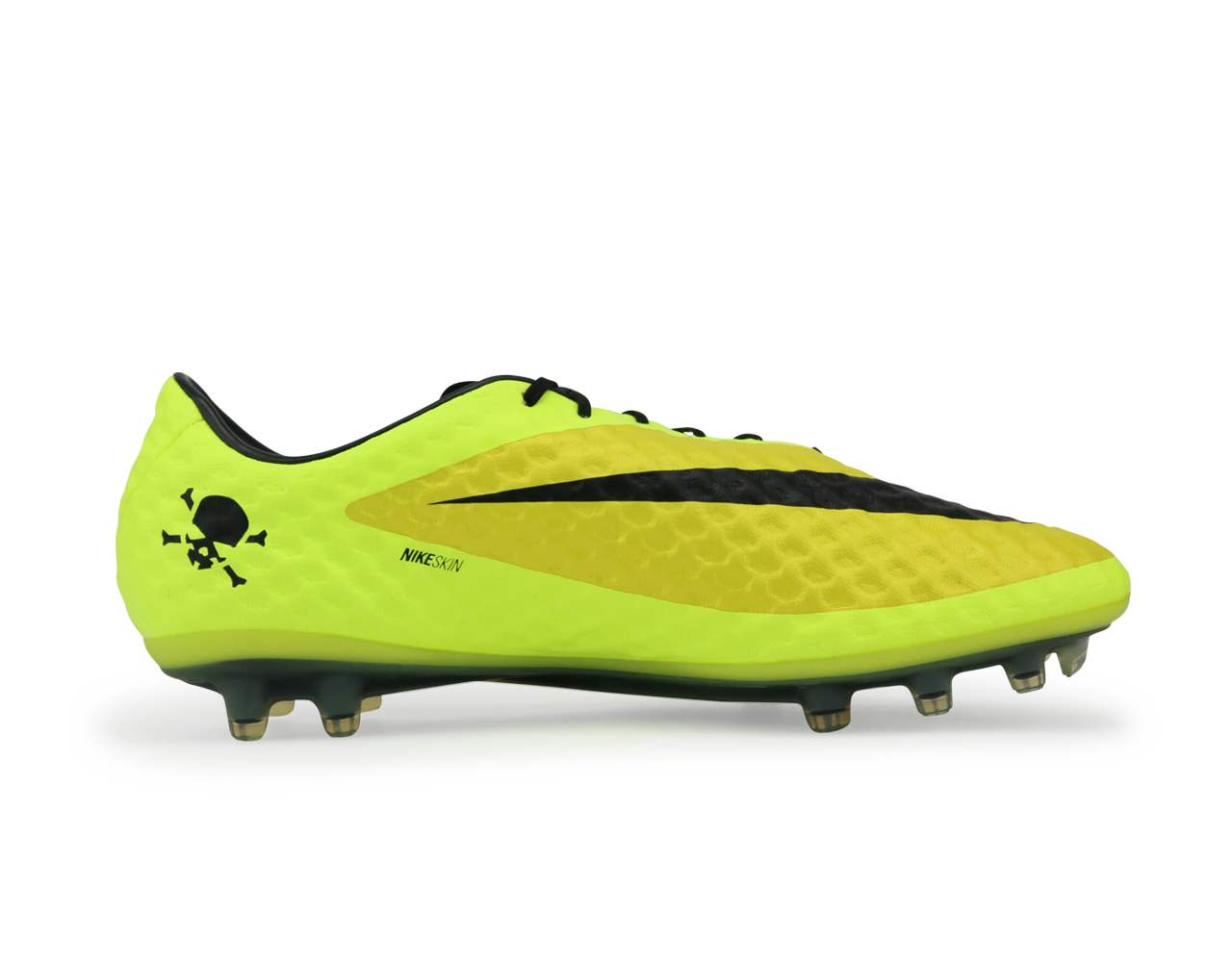 Nike Men's Hypervenom Phantom FG Sonic Yellow/Black/Chrome - Image 4