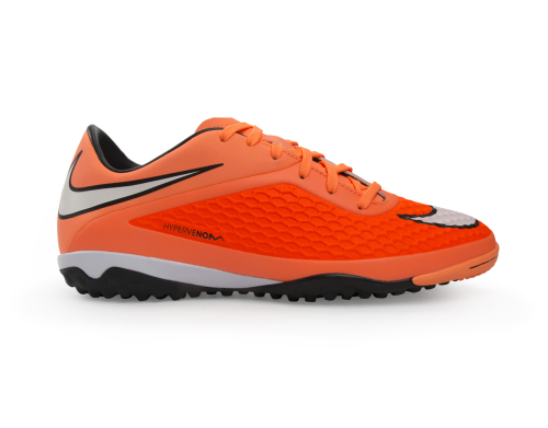Nike Men's Hypervenom Phelon Turf Soccer Shoes Hyper Crimson/White/Atomic Orange