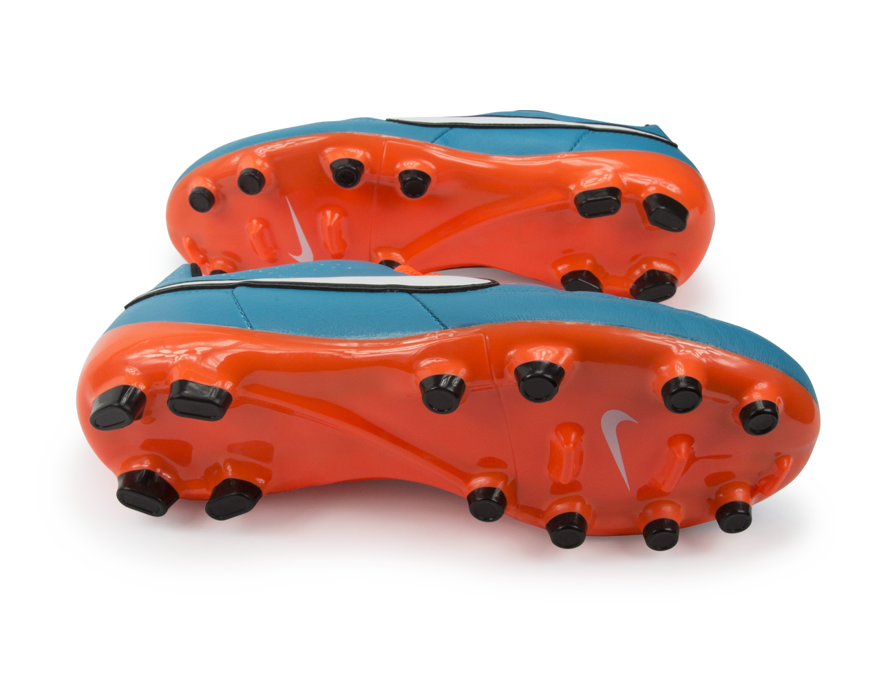 Nike Kids Tiempo Genio Leather FG Neo Turquoise/White/Hyper Crimson - Image 4