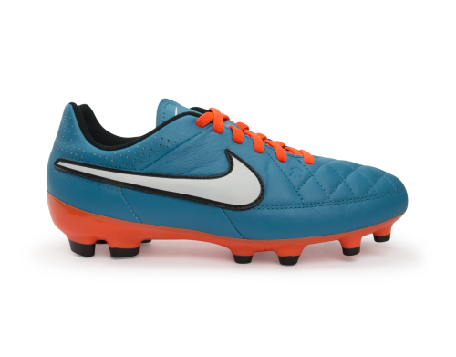 Nike Kids Tiempo Genio Leather FG Neo Turquoise/White/Hyper Crimson