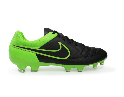 Nike Men's Tiempo Legacy FG Black/Green Strike/Black