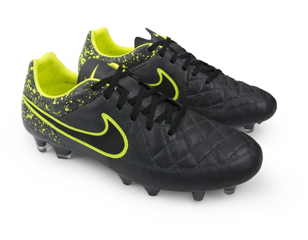 Nike Men's Tiempo Legacy FG Anthracite/Black/Volt - Image 4