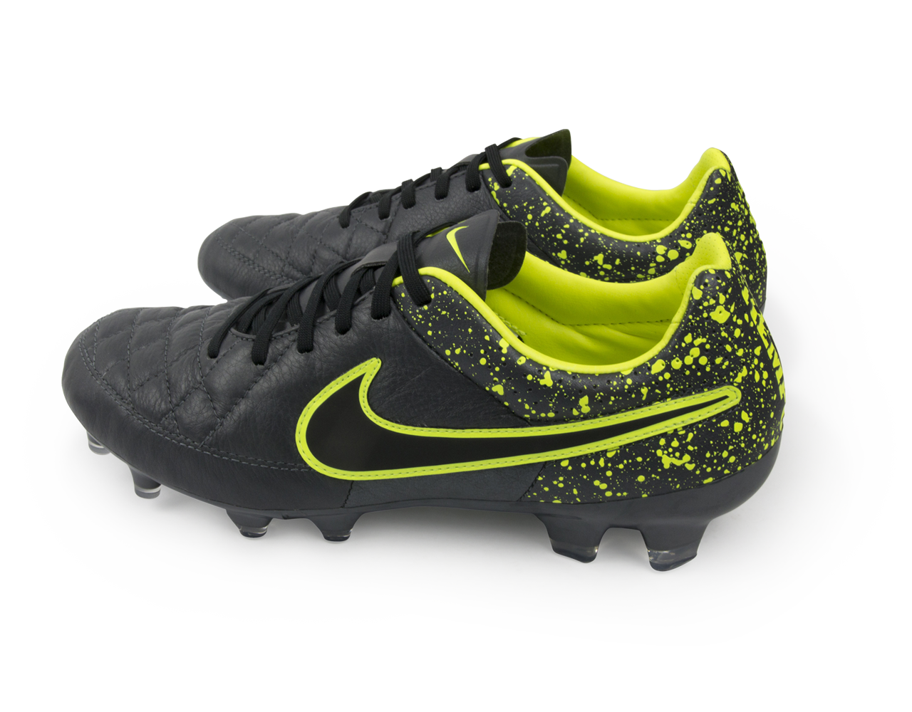 Nike Men's Tiempo Legacy FG Anthracite/Black/Volt - Image 5