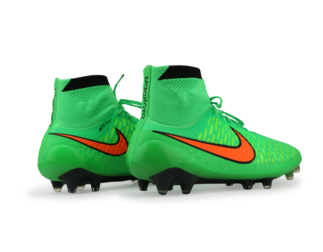 Nike Men's Magista Obra FG Posion Green/Total Orange/Flash Lime - Image 3