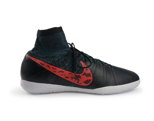 Nike Men's Elastico Superfly Indoor Soccer Shoes Black/Black/Total Crimson
