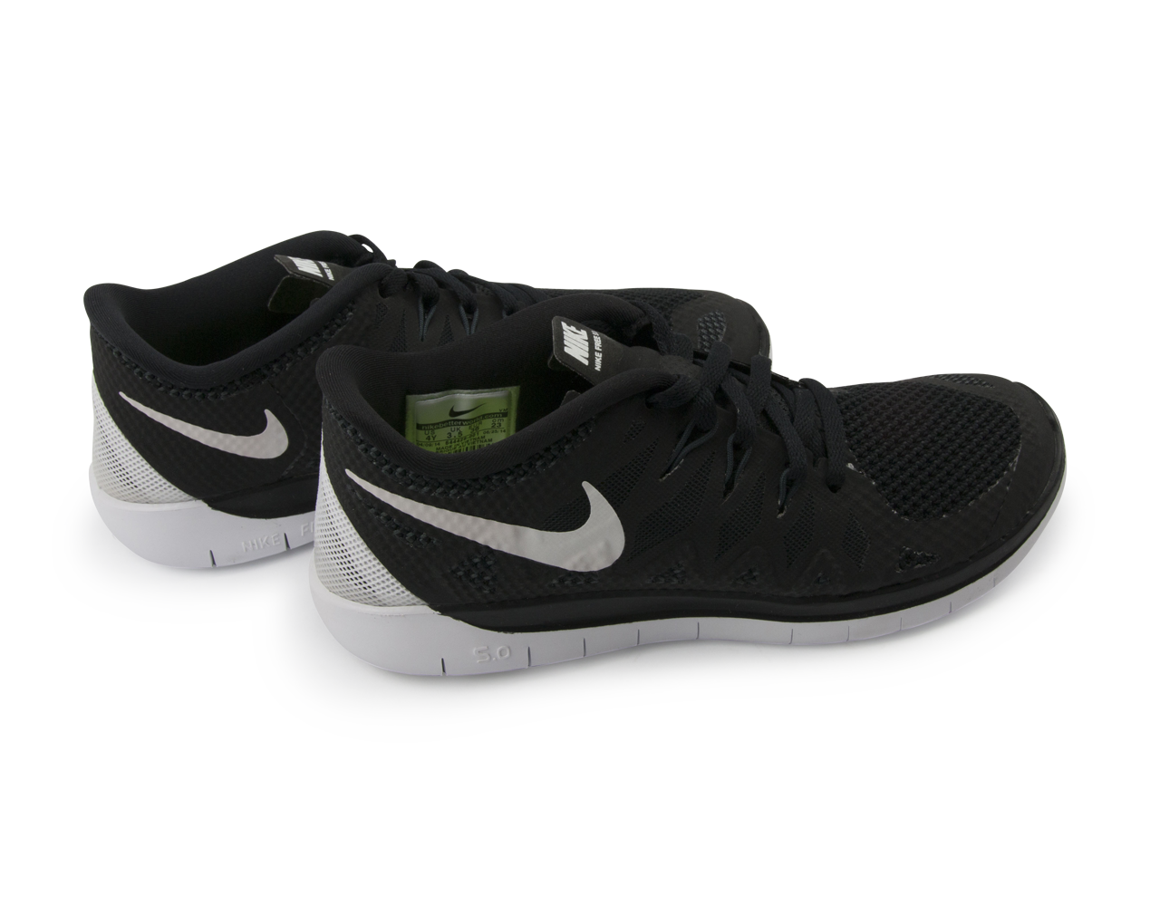 Nike Women's Free 5.0 Running Shoes Black/White/Anthracite - Image 5