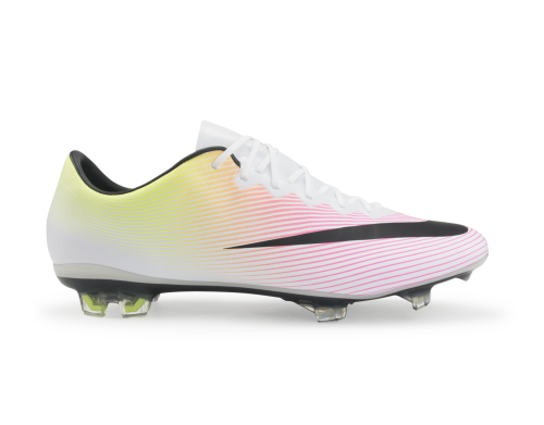 Nike Men's Mercurial Vapor X FG White/Black/Volt