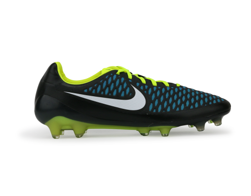 Nike Men's Magista Opus FG Black/Volt/Blue Lagoon