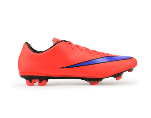 Nike Men's Mercurial Veloce II FG Bright Crimson/Poison Green
