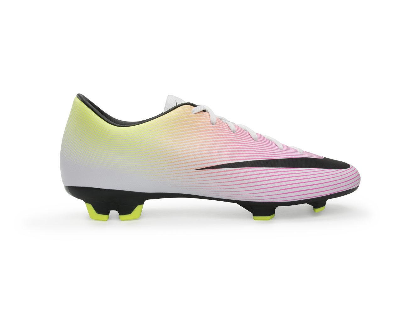 Nike Men's Mecurial Victory V FG White/Black/Volt