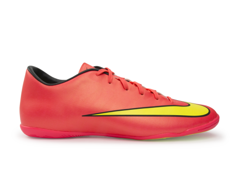 Nike Men's Mercurial Victory V Indoor Soccer Shoes Hyper Punch/Metallic Gold/Black