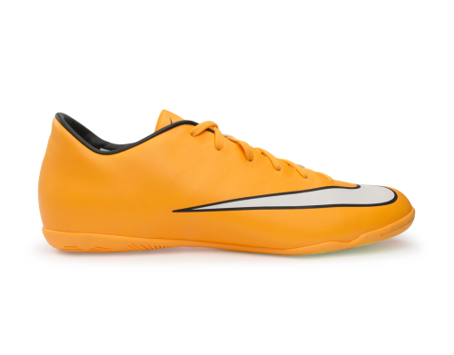 Nike Men's Mercurial Victory V Indoor Soccer Shoes Laser Orange/Black/Volt/White