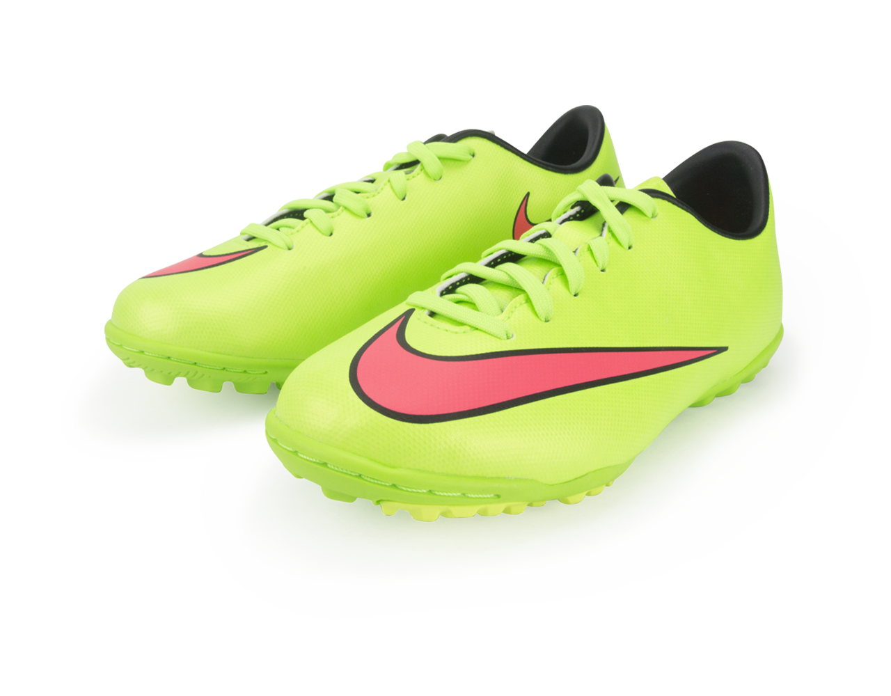 Nike Kids Mercurial Victory V Turf Soccer Shoes Electric Green/Hyper Punch/Black - Image 6