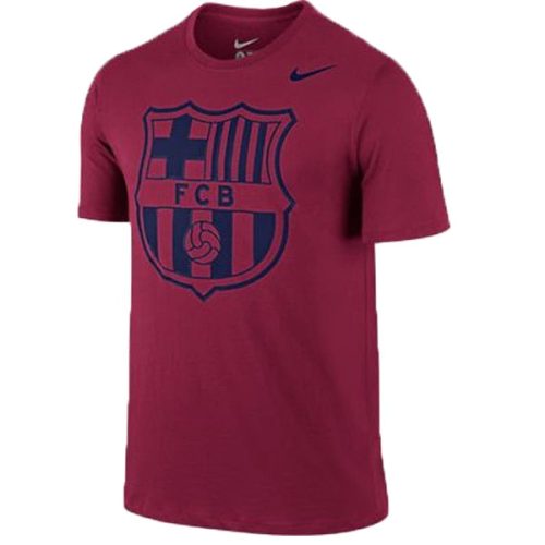 Nike Men's FC Barcelona Core Type Tee Nobel Red
