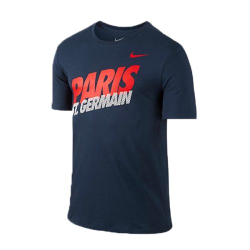 Nike Men's Paris Saint-Germain Core Type Tee Midnight Navy