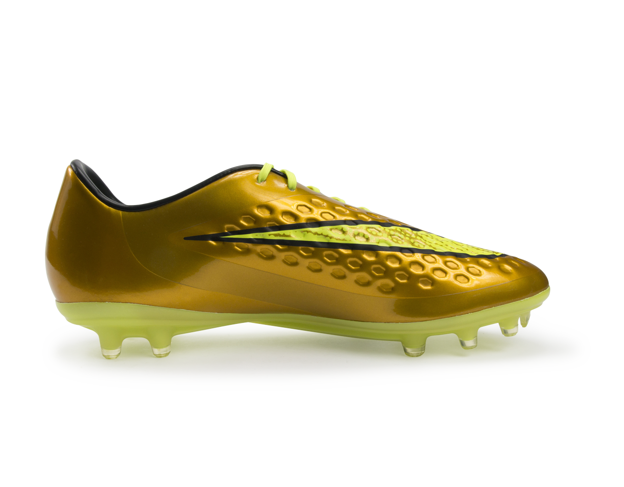 Nike Men's Hypervenom Phatal FG Metallic Gold/Black/Tour Yellow - Image 2