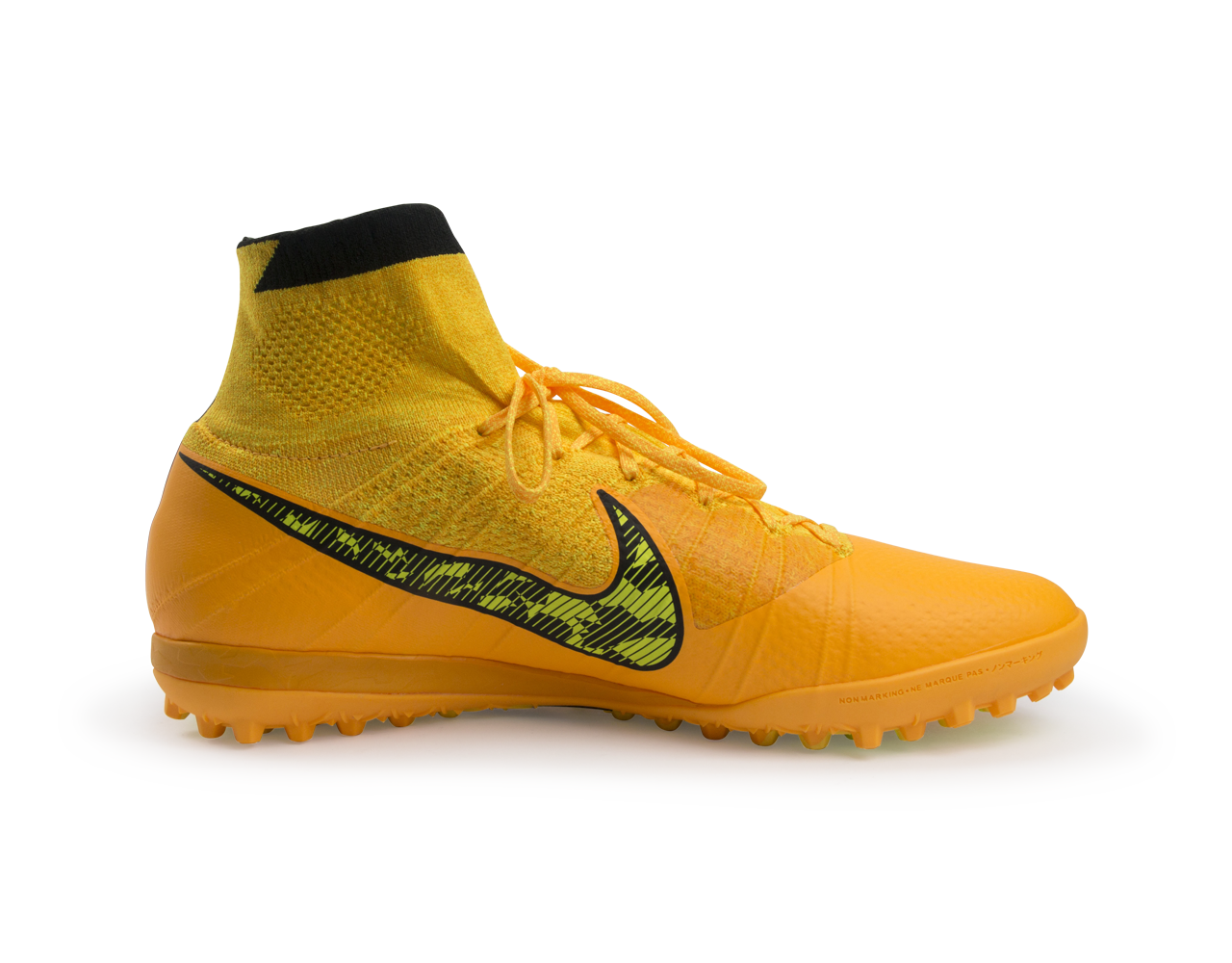 Nike Men's Elastico Superfly Turf Soccer Shoes Laser Orange/Black/Tour Yellow - Image 2