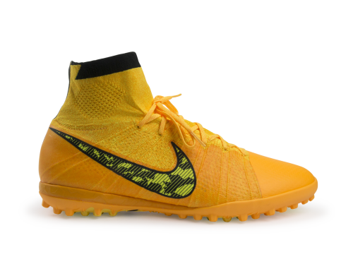 Nike Men's Elastico Superfly Turf Soccer Shoes Laser Orange/Black/Tour Yellow