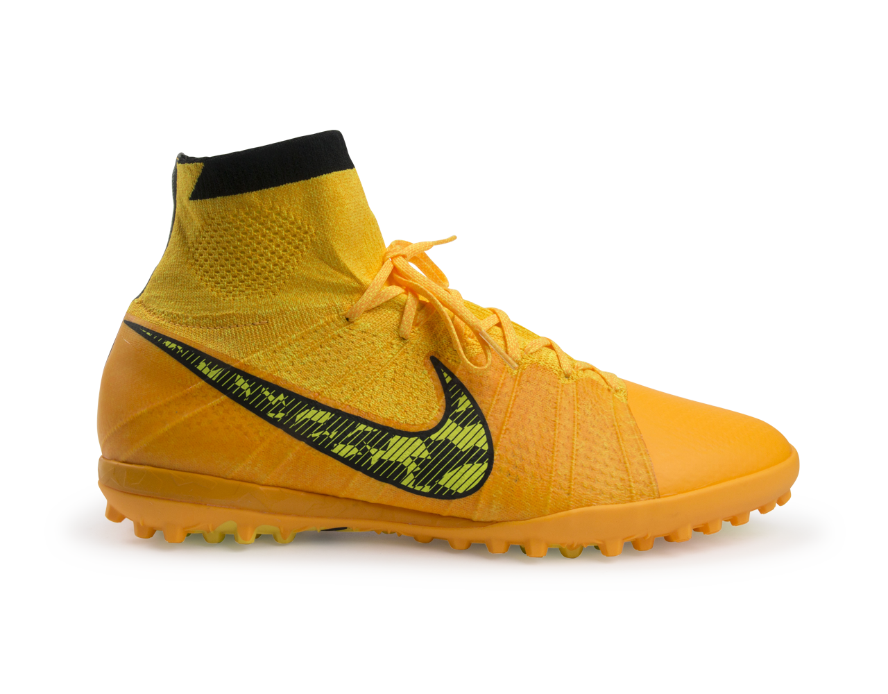 Nike Men's Elastico Superfly Turf Soccer Shoes Laser Orange/Black/Tour Yellow