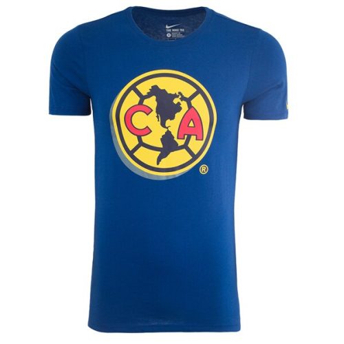 Nike Men's Club America Crest Tee Gym Blue