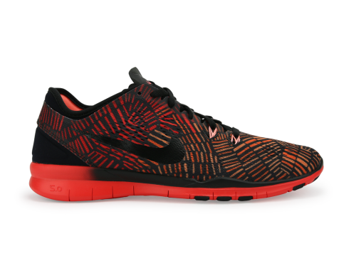 Nike Women's Free 5.0 TR Fit 5 Prt Black/Black Bright/Crimson Atomic