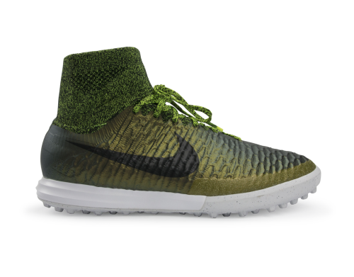 Nike Men's MagistaX Proximo Turf Soccer Shoes Dark Citron/Black/Volt