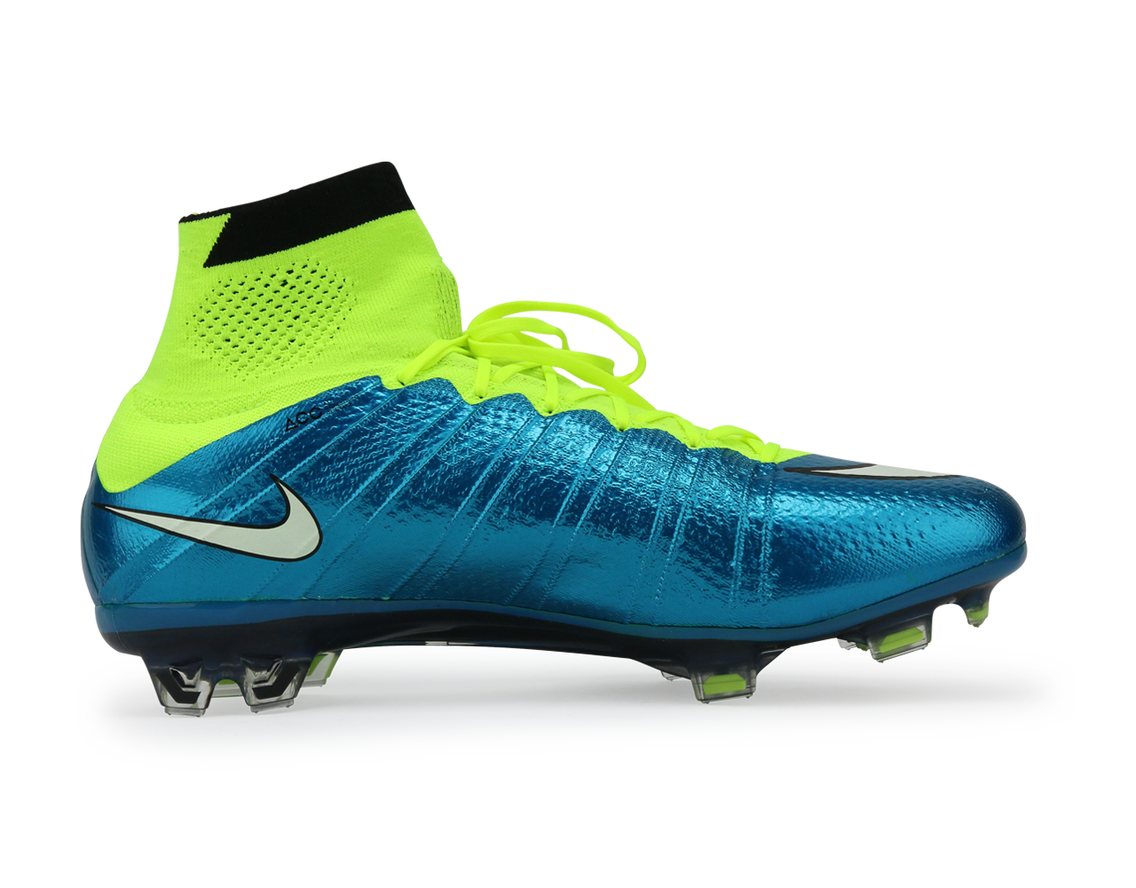 Nike Women's Mercurial Superfly FG Blue Lagoon/Volt/Black - Image 4