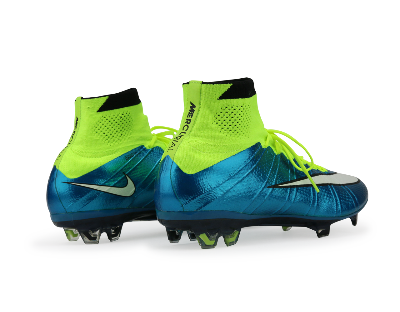 Nike Women's Mercurial Superfly FG Blue Lagoon/Volt/Black - Image 5