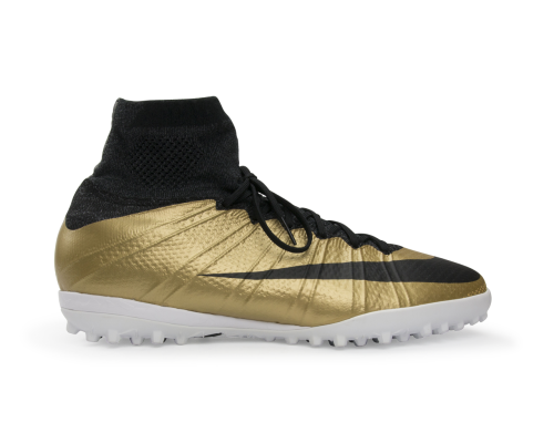 Nike Men's MercurialX Proximo Turf Soccer Shoes Metallic Gold/Black/Tour Yellow