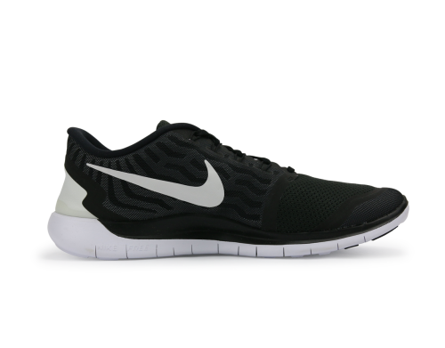Nike Men's Free 5.0 Running Shoes Black/White/Dark Grey