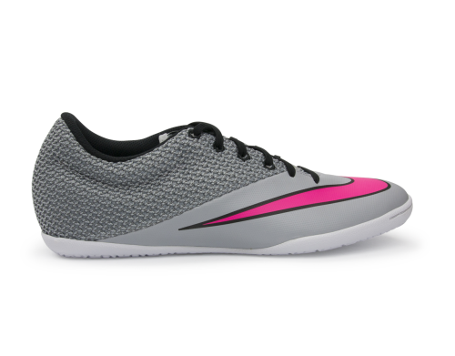 Nike Men's MercurialX Pro Indoor Soccer Shoes Wolf Grey/Vivid Pink/White