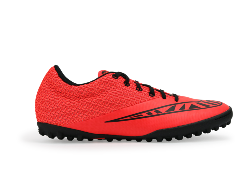Nike Men's Mercurial Pro Turf Soccer Shoes  Bright Crimson/Black/Hot Lava