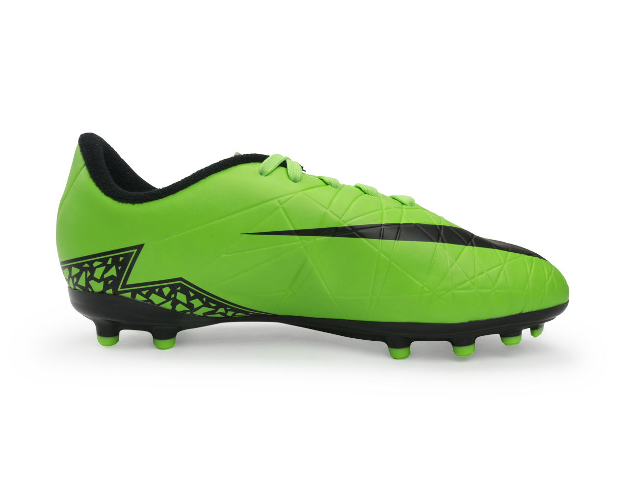 Nike Kids Hypervenom Phelon FG Green Strike/Black - Image 2