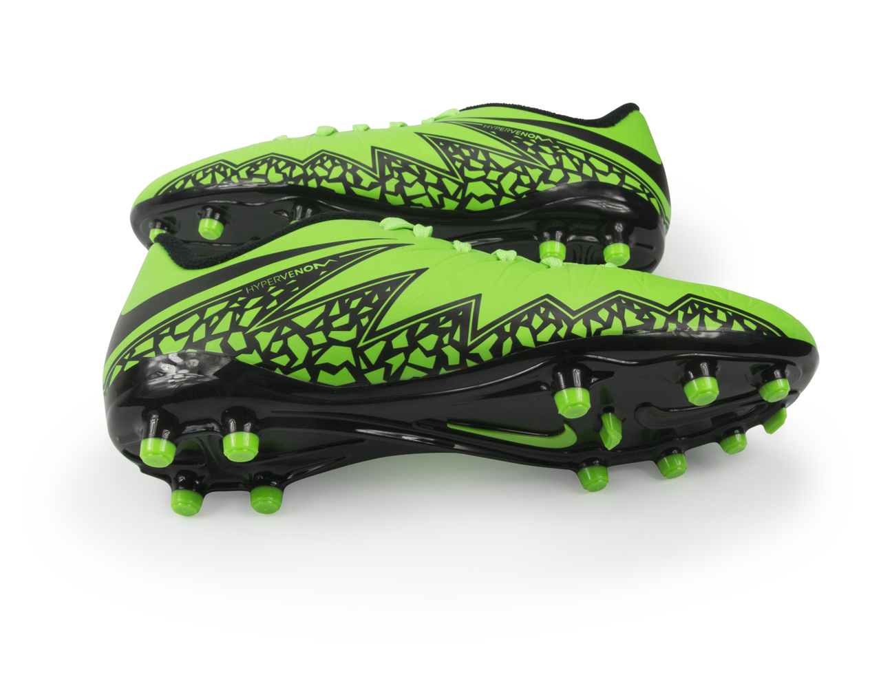 Nike Kids Hypervenom Phelon FG Green Strike/Black - Image 3