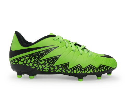 Nike Kids Hypervenom Phelon FG Green Strike/Black