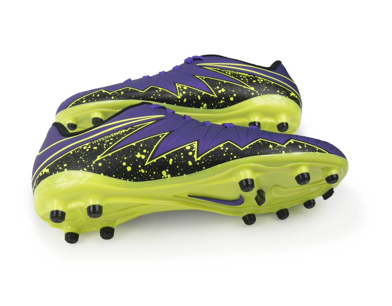 Nike Kids Hypervenom Phelon II FG Hyper Grape/Black/Volt - Image 5