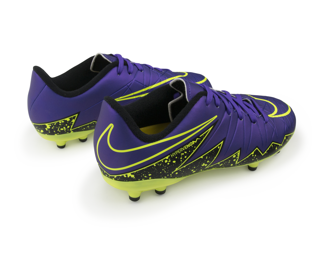 Nike Kids Hypervenom Phelon II FG Hyper Grape/Black/Volt - Image 3