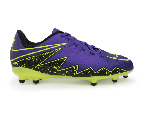 Nike Kids Hypervenom Phelon II FG Hyper Grape/Black/Volt